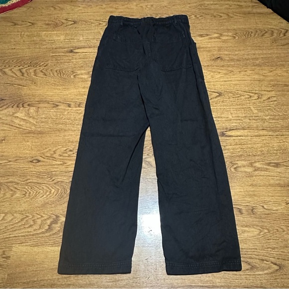 Big Bud Press black Organic cotton twill straight Pants size small unisex - Picture 4 of 6